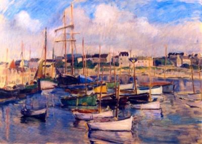 pictură - Steriadi, Jean Alexandru; Port în Franța
