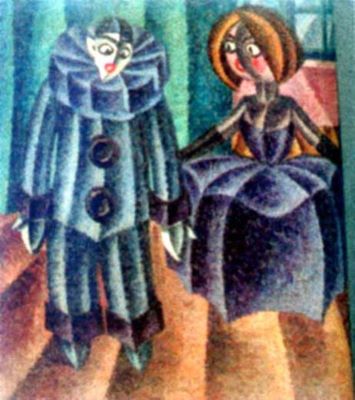 pictură - Michăilescu, Corneliu; După bal (Păpuși)