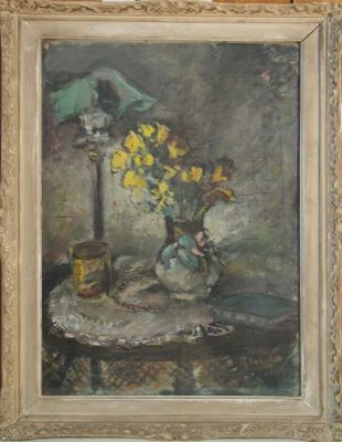 pictură de șevalet - Rosenblut, Iosif; Vază cu flori