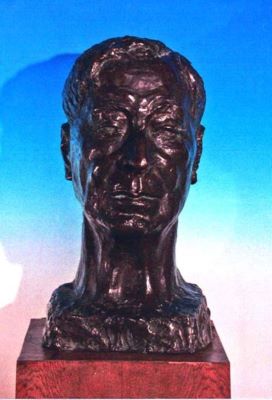 sculptură - Pătrașcu, Milița; Profesorul George Oprescu