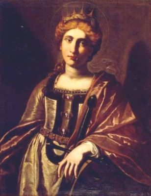 pictură - Grammatica, Antiveduto; Sfânta Ecaterina