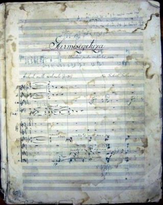 partitură - Galinescu, Gavriil; Sarmisegetuza - uvertură pentru orchestră mare