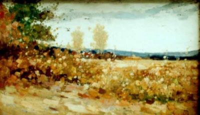 pictură - Grigorescu, Nicolae; Peisaj de câmpie