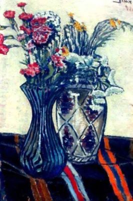 pictură - Maxy, Max Hermann; Flori