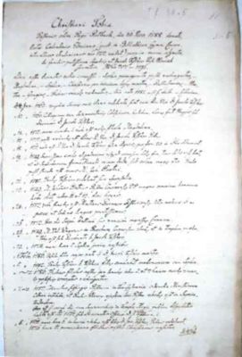 manuscris; Historie von der Hereinknifft de Römer (...)