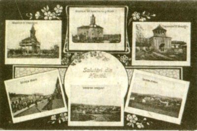 Carte poștală ilustrată - Cheaure; Orașul Hârlău