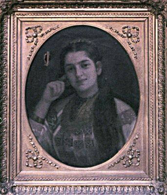 pictură de șevalet - Henția, Sava; Portret de tânără