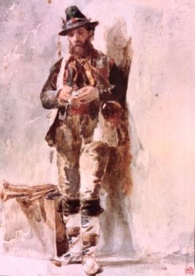 desen - Grigorescu, Nicolae; Cimpoier
