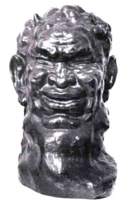 sculptură - Paciurea, Dimitrie; Cap de satir