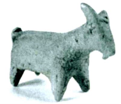 Statuetă zoomorfă - țap