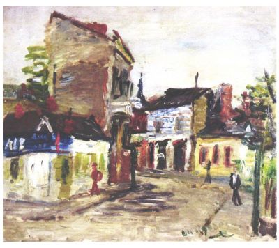 pictură de șevalet - Grigorescu, Lucian; Stradă