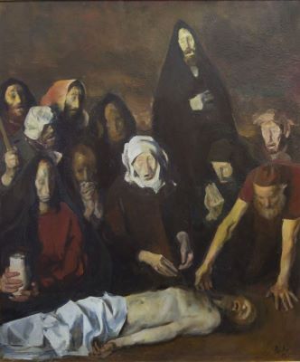 pictură de șevalet - Baba, Corneliu; Pietá