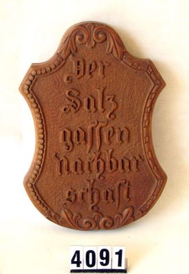 necunoscut; Semn de vecinătate