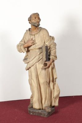 sculptură de biserică; Statuia unui sfânt
