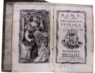 carte veche - di Mess(er) Francesco Petrarca; Rime