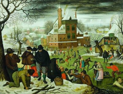 pictură de șevalet - Brueghel Cel Tânăr, Pieter; Iarna