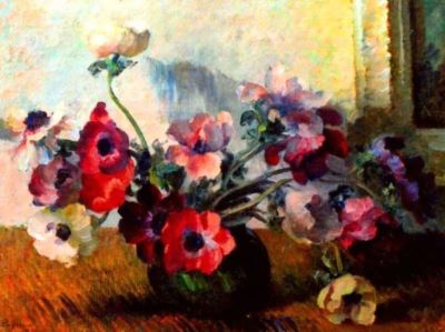 pictură - Popescu, Ștefan; Natură statică cu flori