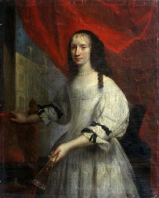 pictură - Sandrart cel Bătrân, Joachim (atribuit); Soția unui general englez ; pandant: Un general englez