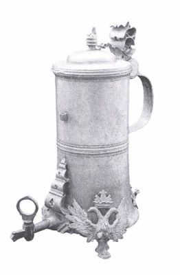 cană de breaslă - meșter I.C.T. (Johann Christian Trüber); Cană ceremonială de breaslă
