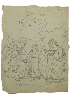 desen - Tattarescu, Gheorghe; Compoziție religioasă
