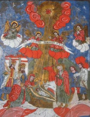 icoană - Purcariu, Ioan Matei; Nașterea lui Iisus