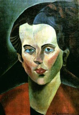 pictură - Râmniceanu, Merica; Portret de femeie