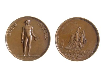 Medalie dedicată întoarcerii lui Napoleon din Egipt