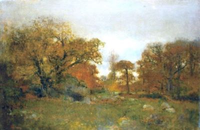 pictură - Grigorescu, Nicolae; Toamna la Fontainebleau