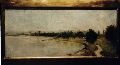 pictură de șevalet - Vermont, Nicolae; Lacul Snagov