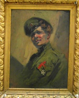 pictură de șevalet - Petrescu, Costin; Soldat bolșevic