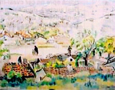 pictură - Iser, Iosif; Peisaj dobrogean (Peisaj oriental)