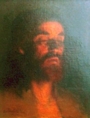 pictură - Hegedüs, László; Capul lui Hristos
