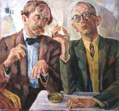 pictură - Eder, Hans; Dublu portret