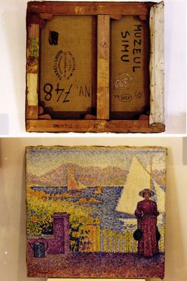 pictură - Signac, Paul; Poarta la Saint Tropez