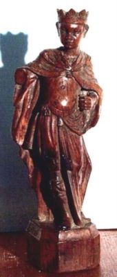 sculptură - anonim francez; Rege mag