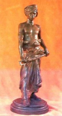 sculptură - Steiner, Leopold; Tânăr oriental
