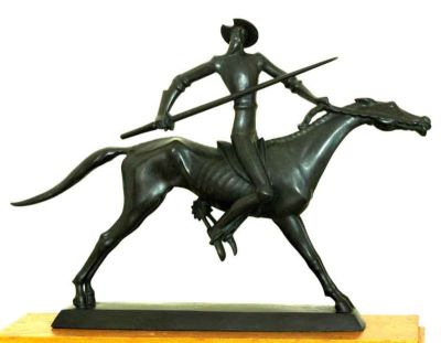 sculptură - Fekete (Negrulea), Iosif; Don Quijote