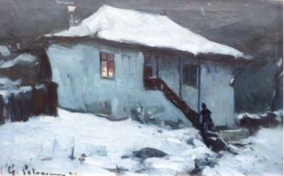 pictură - Petrașcu, Gheorghe; Casă noaptea