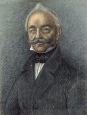 pastel - Rakotzy Parcsetich, Hugo; Colonelul Weizel Janos