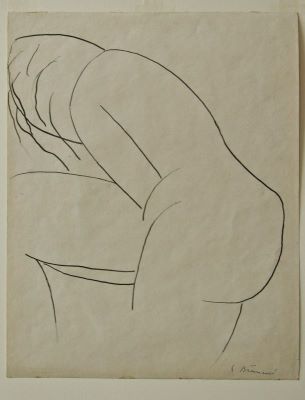 desen - Brâncuși, Constantin; Nud de femeie