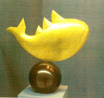 sculptură - Codreanu, Irina; Pește auriu