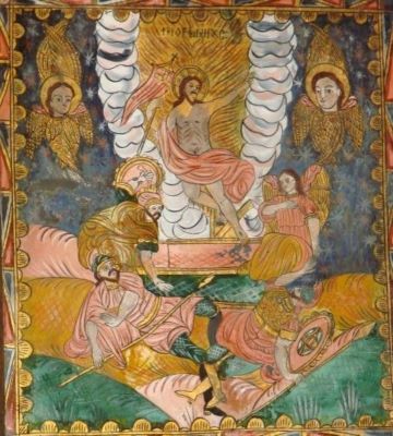 icoană - Tămaș, Petru, tatăl; Învierea lui Iisus