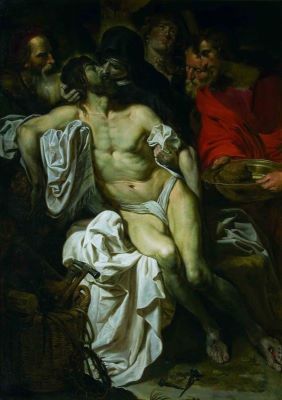 pictură de șevalet - Mol, Pieter Van; Coborârea de pe cruce