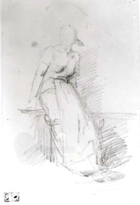 grafică - Grigorescu, Nicolae; Studiu de femeie