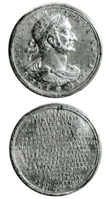Medalie dedicată împăratului Numerianus