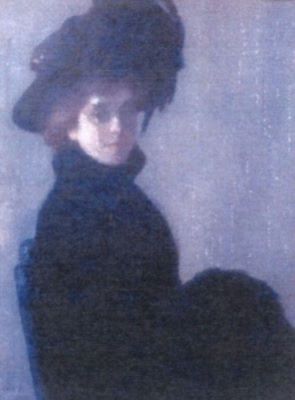 pictură - Acs, Ferenc; Soția artistului