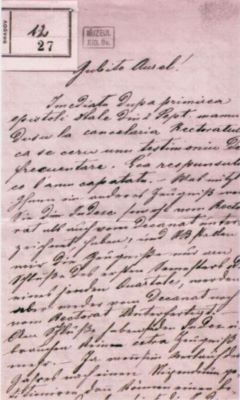scrisoare - Mureșianu, Iacob; Informații diverse către fratele său, Aurel