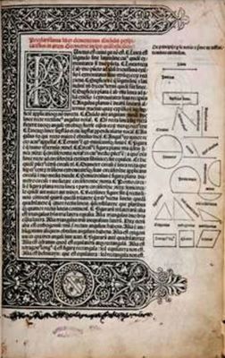 carte - Euclides; Adelardus Bathoniensis, trad.; Johannes Campanus, com.; Elementa