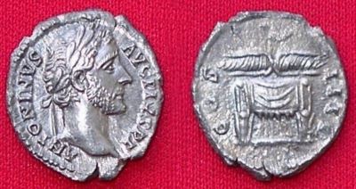 Antoninus, Pius; denar