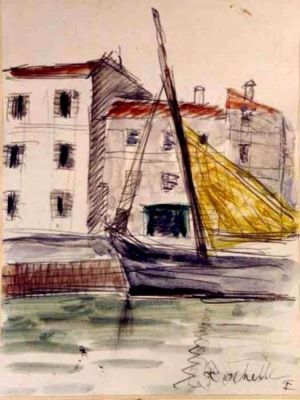 pictură - Pallady, Theodor; La Rochelle